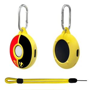 Silicone Protective Case for Poke GO Plus + (2023) with Keychain & Wrist Strap, Soft Skin Cover Shell - Yellow Silicone Protective Case for Poke GO Plus + (2023) with Keychain & Wrist Strap, Soft Skin Cover Shell - Yellow