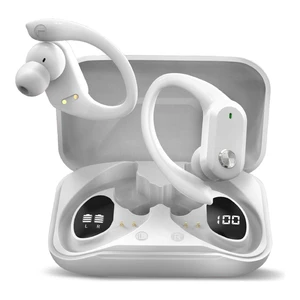 Wireless Earbuds Bluetooth 5.3 Headphones Sport Sweat Resistant Sports Earphones with Earhooks,48H Playtime,Lightweight 7.8g,Fast Charging Case,Noise Cancelling Mic for Running Gym Workout-White Wireless Earbuds Bluetooth 5.3 Headphones Sport Sweat Resistant Sports Earphones with Earhooks,48H Playtime,Lightweight 7.8g,Fast Charging Case,Noise Cancelling Mic for Running Gym Workout-White