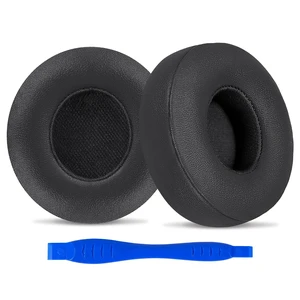 Replacement Ear Pads for Beats Solo 4 Wireless Headphones-Black Soft Protein Leather Memory Foam Ear Cushions with Strong Adhesive Backing, Comfortable Fit for Long Listening Sessions Replacement Ear Pads for Beats Solo 4 Wireless Headphones-Black Soft Protein Leather Memory Foam Ear Cushions with Strong Adhesive Backing, Comfortable Fit for Long Listening Sessions