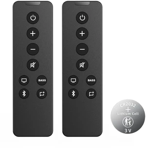 2PCS Replacement Remote Control for Bose Solo 5 10 15 Sound Bar, Compatible with Bose Solo 5 10 15 Series II TV Sound System 410376 418775 431974 845194 740928-1120 838309-1100 2PCS Replacement Remote Control for Bose Solo 5 10 15 Sound Bar, Compatible with Bose Solo 5 10 15 Series II TV Sound System 410376 418775 431974 845194 740928-1120 838309-1100