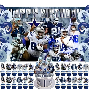 Cowboys Football Dallas Happy Birthday Backdrop Cowboys Soccer Banner Poster for Boys Girls Theme Party Decorations Team Birthday Supplies Background Studio Shoot Photo Props Booth Cowboys Football Dallas Happy Birthday Backdrop Cowboys Soccer Banner Poster for Boys Girls Theme Party Decorations Team Birthday Supplies Background Studio Shoot Photo Props Booth