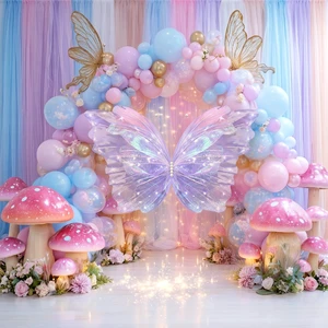 47 Inch Giant Butterfly Party Decoration Mariposas Grandes para Backdrop Decor Large 3D Silk Light up LED Butterfly Backdrop for Wedding Baby Shower Birthday Fairy Garden Outdoor (Purple) 47 Inch Giant Butterfly Party Decoration Mariposas Grandes para Backdrop Decor Large 3D Silk Light up LED Butterfly Backdrop for Wedding Baby Shower Birthday Fairy Garden Outdoor (Purple)