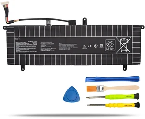 C41N2004 Battery Replacement for Asus ZenBook Duo 14 UX482E UX482EA For UX482EAR UX482EG UX482EGR Series Notebook, 0B200-03790000, 15.4V 70Wh 4550mAh C41N2004 Battery Replacement for Asus ZenBook Duo 14 UX482E UX482EA For UX482EAR UX482EG UX482EGR Series Notebook, 0B200-03790000, 15.4V 70Wh 4550mAh
