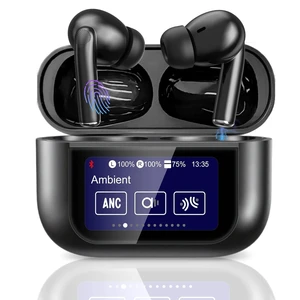 Wireless Bluetooth Earbuds,Touch Screen ANC HiFi Sound Earbuds,Black Touch screen,ANC/ENC Noise Cancelling,Bluetooth 5.4, IPX7 Waterproof,6 EQ stereo modes,for iOS Android Wireless Bluetooth Earbuds,Touch Screen ANC HiFi Sound Earbuds,Black Touch screen,ANC/ENC Noise Cancelling,Bluetooth 5.4, IPX7 Waterproof,6 EQ stereo modes,for iOS Android