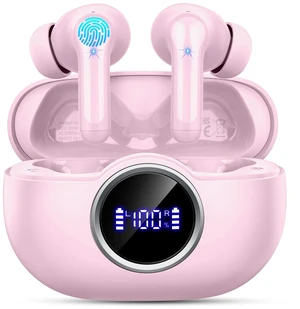 Bluetooth 5.4 Earbuds, 2026 Wireless Headphones 3D-Stereo Deep Bass Ear Bud, 4 ENC Noise Cancelling Mic, 40+Hrs USB-C Earphones, IP-X7 Waterproof Headset Sport Gym Workout for Laptop Pad Android iOS Bluetooth 5.4 Earbuds, 2026 Wireless Headphones 3D-Stereo Deep Bass Ear Bud, 4 ENC Noise Cancelling Mic, 40+Hrs USB-C Earphones, IP-X7 Waterproof Headset Sport Gym Workout for Laptop Pad Android iOS