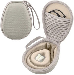 Hard Case for SHOKZ OpenRun Pro 2/1/Mini,OpenMove,OpenSwim, Beige Compatible with All Dual-Size SHOKZ Open-Ear Bone Conduction Sport Headphones, Standard And Mini Fit, Custom-Molded Insert Hard Case for SHOKZ OpenRun Pro 2/1/Mini,OpenMove,OpenSwim, Beige Compatible with All Dual-Size SHOKZ Open-Ear Bone Conduction Sport Headphones, Standard And Mini Fit, Custom-Molded Insert