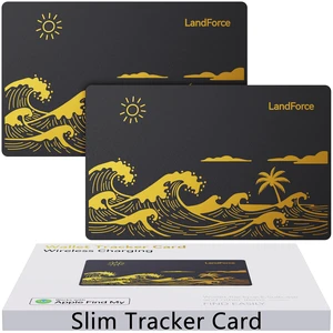 2Pack Ultra-Thin Wallet Tracker Card, 0.07in IP68 Waterproof Smart Finder Wireless Charging, Find My Compatible, Separation Alerts, for Wallet, Passport, Luggage, iPhone/iPad/Mac, iOS Only 2Pack Ultra-Thin Wallet Tracker Card, 0.07in IP68 Waterproof Smart Finder Wireless Charging, Find My Compatible, Separation Alerts, for Wallet, Passport, Luggage, iPhone/iPad/Mac, iOS Only