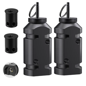 2 Pack Perimeter Trip Alarm-12 Gauge Camping Trip Wire Alarm Device for Outdoor and Property Safety/Bear Deterrent (Black) 2 Pack Perimeter Trip Alarm-12 Gauge Camping Trip Wire Alarm Device for Outdoor and Property Safety/Bear Deterrent (Black)