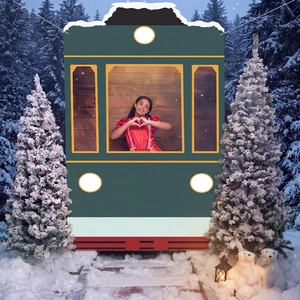 Train Ticket Booth Backdrop Banner, Express Train Train Window Cutout Photo Prop Banner, Christma Train Party Decorations, Xmas Classroom School Home Wall Backdrop Decor Train Ticket Booth Backdrop Banner, Express Train Train Window Cutout Photo Prop Banner, Christma Train Party Decorations, Xmas Classroom School Home Wall Backdrop Decor