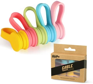 10-Pack Silicone Magnetic Cable Ties for Cords,Magnetic Cord Ties Reusable Cord Ties,Magnetic Twist Ties for Bundling Earphone, Phone Charger,Cord Wraps for Home,Office,Kitchen(Macaron Color) 10-Pack Silicone Magnetic Cable Ties for Cords,Magnetic Cord Ties Reusable Cord Ties,Magnetic Twist Ties for Bundling Earphone, Phone Charger,Cord Wraps for Home,Office,Kitchen(Macaron Color)