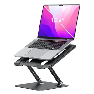 Adjustable Laptop Stand Riser Foldable Aluminum Laptop Stand for Desk Ergonomic Design, Compatible with 10-17.3" Laptops, Adjustable Height and Angle, Portable, Anti-Slip, Office Desk Accessories Adjustable Laptop Stand Riser Foldable Aluminum Laptop Stand for Desk Ergonomic Design, Compatible with 10-17.3" Laptops, Adjustable Height and Angle, Portable, Anti-Slip, Office Desk Accessories