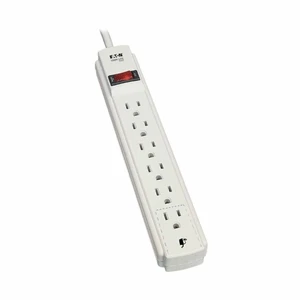 Eaton PS615 Power Strip 6 Outlets 15ft Extension Cord 15A Resettable Circuit Breaker On/Off Switch, Work Shop Bench, Under Desk & Wall Mountable, Manufacturer's Eaton PS615 Power Strip 6 Outlets 15ft Extension Cord 15A Resettable Circuit Breaker On/Off Switch, Work Shop Bench, Under Desk & Wall Mountable, Manufacturer's