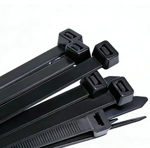 Extra long zip ties 48 inch black Large cable ties heavy duty outdoor use 250 lbs thick Nylon plastic Zipties 18 pcs Extra long zip ties 48 inch black Large cable ties heavy duty outdoor use 250 lbs thick Nylon plastic Zipties 18 pcs