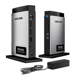 Laptop Docking Station 3 Monitors(Max Resolution: Single 8K or Triple 4K), 11-in-1 USB C Docking Station with 125W PD3.1 Pass-Through & Power Adapter, HDMI + 2* DP, for MacBook M1M4 & Windows Laptop Docking Station 3 Monitors(Max Resolution: Single 8K or Triple 4K), 11-in-1 USB C Docking Station with 125W PD3.1 Pass-Through & Power Adapter, HDMI + 2* DP, for MacBook M1M4 & Windows