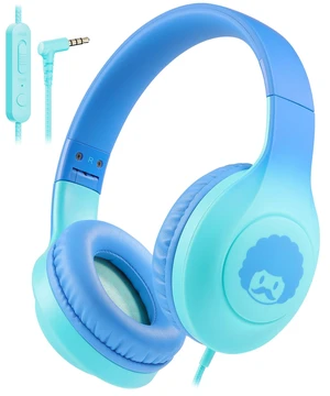 3.5mm Wired Headphones for Kids with Microphone, 85/94dB Limiter Girls Boys Childs Head phones Foldable Stereo Lightweight for School Classroom Airplane Chromebooks Laptop Phones Blue Green 3.5mm Wired Headphones for Kids with Microphone, 85/94dB Limiter Girls Boys Childs Head phones Foldable Stereo Lightweight for School Classroom Airplane Chromebooks Laptop Phones Blue Green