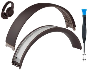 Top+Bottom Headband for Beats Studio Pro, Replacement Headstrap Repair Part - Deep Brown Top+Bottom Headband for Beats Studio Pro, Replacement Headstrap Repair Part - Deep Brown
