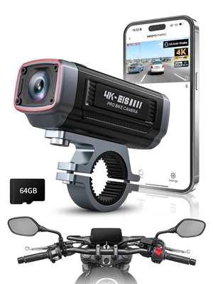 710Pro EIS Motorcycle Camera with 2K 60FPS, 4K 30FPS 8MP WiFi Dash Cam, IP66 Waterproof, 143° Wide Angle Night Vision, G-Sensor Parking Mode, 64GB Card Included, 5GHz WiFi & HDR 710Pro EIS Motorcycle Camera with 2K 60FPS, 4K 30FPS 8MP WiFi Dash Cam, IP66 Waterproof, 143° Wide Angle Night Vision, G-Sensor Parking Mode, 64GB Card Included, 5GHz WiFi & HDR