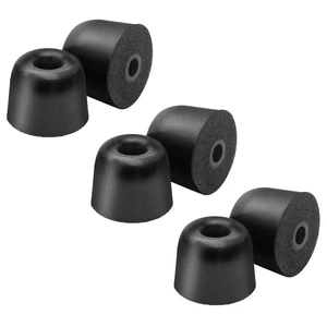 Foam Eartips Replacement for Shure SE215 SE425 SE535 SE846, Large Aonic4 Aonic5 Earphones Tips, Noise Isolation, 3 Pairs, Black Foam Eartips Replacement for Shure SE215 SE425 SE535 SE846, Large Aonic4 Aonic5 Earphones Tips, Noise Isolation, 3 Pairs, Black