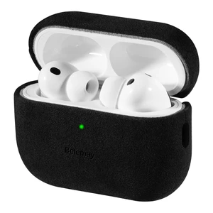 Handcrafted Alcantara Case for AirPods Pro 3 (2025) Black Authentic Italian Suede-Like Material, Comfortable Grip, Fade and Wear Resistant, Full-wrap cover Compatible with MagSafe Handcrafted Alcantara Case for AirPods Pro 3 (2025) Black Authentic Italian Suede-Like Material, Comfortable Grip, Fade and Wear Resistant, Full-wrap cover Compatible with MagSafe