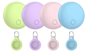 Air Tracker Tags 4-Pack, Item Finders Work for Apple Find My APP(iOS Only) Tracker Tags for Keys, Luggage, Backpack etc,Replaceable Battery Last 1 Year, Loud Beep, IP68 Waterproof with Holder Air Tracker Tags 4-Pack, Item Finders Work for Apple Find My APP(iOS Only) Tracker Tags for Keys, Luggage, Backpack etc,Replaceable Battery Last 1 Year, Loud Beep, IP68 Waterproof with Holder
