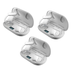 Aktive Open Ear Bluetooth Earbuds - Wireless Earphones, Fast Charging & 10 Hours Long Lasting Battery, Comfortable Secure Fit, IPX5 Water Resistant- White, 3 Pack Aktive Open Ear Bluetooth Earbuds - Wireless Earphones, Fast Charging & 10 Hours Long Lasting Battery, Comfortable Secure Fit, IPX5 Water Resistant- White, 3 Pack