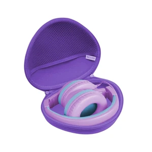 Hard Travel Case for iClever HS19 / iClever BTH12 / Botesty Sound/EarFun/Candy Bila BH03 / IMYB Kids Headphones (Purple) Hard Travel Case for iClever HS19 / iClever BTH12 / Botesty Sound/EarFun/Candy Bila BH03 / IMYB Kids Headphones (Purple)