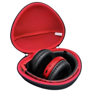 Hard Travel Case for iClever HS19 / iClever BTH12 / Botesty Sound/EarFun/Candy Bila BH03 / IMYB Kids Headphones (Outer Black + Inner Red) Hard Travel Case for iClever HS19 / iClever BTH12 / Botesty Sound/EarFun/Candy Bila BH03 / IMYB Kids Headphones (Outer Black + Inner Red)