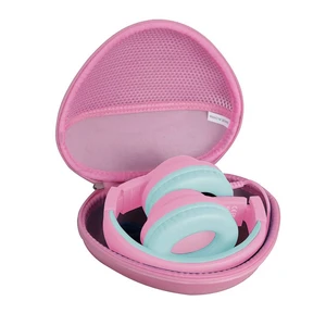 Hard Travel Case for iClever HS19 / iClever BTH12 / Botesty Sound/EarFun/Candy Bila BH03 / IMYB Kids Headphones (Pink) Hard Travel Case for iClever HS19 / iClever BTH12 / Botesty Sound/EarFun/Candy Bila BH03 / IMYB Kids Headphones (Pink)