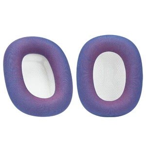 mesh Fabric earpads for airpods max Ear Cushions,Compatible with airpods max Ear Pads(2024 Version),Noise Cancelling, Breathable,Magnetic mounting, not Falling Off (Purple-Blue) mesh Fabric earpads for airpods max Ear Cushions,Compatible with airpods max Ear Pads(2024 Version),Noise Cancelling, Breathable,Magnetic mounting, not Falling Off (Purple-Blue)