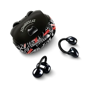 ZOMBIESCAT B23 Third-generation Open Headphones, Clip-on Earclip Earbuds True Wireless TWS Bluetooth 6.0 with Microphone, Suitable for Men, Glasses and Outdoor Sports, Black ZOMBIESCAT B23 Third-generation Open Headphones, Clip-on Earclip Earbuds True Wireless TWS Bluetooth 6.0 with Microphone, Suitable for Men, Glasses and Outdoor Sports, Black