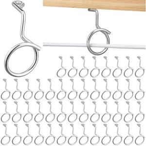 50 Pcs Bridle Rings, 1-1/2 Inch Low Voltage Wire Cable Rings Screw Mount for Wood Concrete Brick, 2 Loop for Cat 6 Cat 7 Network, Metal Build, Secure Wire Management Solution 50 Pcs Bridle Rings, 1-1/2 Inch Low Voltage Wire Cable Rings Screw Mount for Wood Concrete Brick, 2 Loop for Cat 6 Cat 7 Network, Metal Build, Secure Wire Management Solution