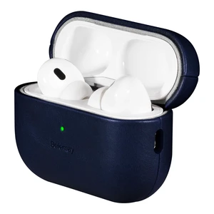 Handcrafted Vegetable-Tanned Leather Case for AirPods Pro 3 Full-Grain Cowhide, Develops Rich Patina, Handcrafted Cover, Compatible with MagSafe, Secure Grip, Precision Fit, Navy Blue Handcrafted Vegetable-Tanned Leather Case for AirPods Pro 3 Full-Grain Cowhide, Develops Rich Patina, Handcrafted Cover, Compatible with MagSafe, Secure Grip, Precision Fit, Navy Blue