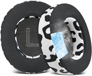 Cooling-Gel Replacement Earpads for Steelseries Arctis Nova Pro Wired, Nova 1/1X/1P/3/3P/3X/4/4P/4X/5/5P/5X/7/7X/7P Headphones, Ear Pads Cushions with Noise Isolation Foam - Snow Leopard Cooling-Gel Replacement Earpads for Steelseries Arctis Nova Pro Wired, Nova 1/1X/1P/3/3P/3X/4/4P/4X/5/5P/5X/7/7X/7P Headphones, Ear Pads Cushions with Noise Isolation Foam - Snow Leopard