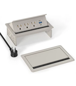 Recessed Conference Table Power Hub with 20W USB-C PD Fast Charging, Flush Mounted for Desks, Kitchens & RVs, 6FT Power Cord (Golden) Recessed Conference Table Power Hub with 20W USB-C PD Fast Charging, Flush Mounted for Desks, Kitchens & RVs, 6FT Power Cord (Golden)