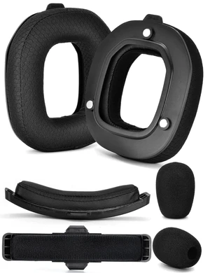 Earpads for Astro A50 Gen 4, Gen 5 and A50X (Mesh Fabric) Mod Kit Ear Cushions and Headband, Upgrade High-Density Noise Cancelling Foam, Added Thickness Earpads for Astro A50 Gen 4, Gen 5 and A50X (Mesh Fabric) Mod Kit Ear Cushions and Headband, Upgrade High-Density Noise Cancelling Foam, Added Thickness
