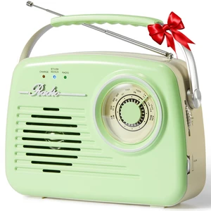 Small Radios Portable AM FM, Vintage Transistor Radio with Bluetooth, Battery Operated and Plug in Wall Retro Radio for Home/Outdoor, Large Dial Easy to Use, Christmas Seniors Gifts Small Radios Portable AM FM, Vintage Transistor Radio with Bluetooth, Battery Operated and Plug in Wall Retro Radio for Home/Outdoor, Large Dial Easy to Use, Christmas Seniors Gifts