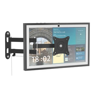 Wall Mount Compatible with Echo Show 15/21, Extends 17" from Wall 360° Rotation for Landscape or Portrait, Tilts Up and Down, Swivels Side to Side, Stable Articulating Arm, Black Wall Mount Compatible with Echo Show 15/21, Extends 17" from Wall 360° Rotation for Landscape or Portrait, Tilts Up and Down, Swivels Side to Side, Stable Articulating Arm, Black