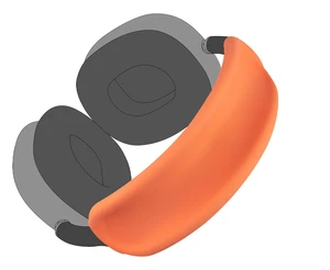 Upgraded Headband Protector for AirPods Max (USB-C/Lightning), Sweat Proof Full Cover for Gym Workouts, (Easy Disassembly Required) - Orange Upgraded Headband Protector for AirPods Max (USB-C/Lightning), Sweat Proof Full Cover for Gym Workouts, (Easy Disassembly Required) - Orange