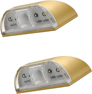 Home Keyhole Light for Door Lock Motion Sensor Lights Indoor 2Pack Gold Wireless Night Light,Battery Operated,Auto On/Off Mini LED Light for Stairway, Closet, Cabinet, Hallway Home Keyhole Light for Door Lock Motion Sensor Lights Indoor 2Pack Gold Wireless Night Light,Battery Operated,Auto On/Off Mini LED Light for Stairway, Closet, Cabinet, Hallway