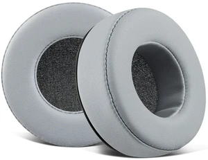 Earpads Replacement for Skullcandy Hesh & Hesh 2 Wireless Over-Ear Headphones, Ear Pads Cushions with Soft Protein Leather, Noise Isolation Foam - Grey