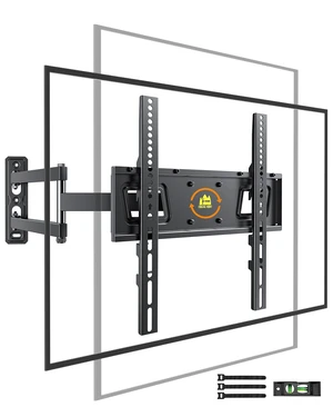 Landscape to Portrait Rotating TV Wall Mount for Vertical Mounting of Displays,Menu Wall Board Mount for 26-65" TVs Holds 88 lbs, Full Motion Corner TV Mount Height Adjusted,VESA 400x400,FORGINGMOUNT Landscape to Portrait Rotating TV Wall Mount for Vertical Mounting of Displays,Menu Wall Board Mount for 26-65" TVs Holds 88 lbs, Full Motion Corner TV Mount Height Adjusted,VESA 400x400,FORGINGMOUNT