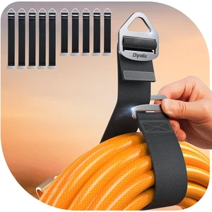 10 Pack Extension Cord Holder Organizer, Auto Lock Cable Straps Heavy Duty Extension Cord Hanger for Garage Storage and Organization, Garden Hose Storage, Garage Gadgets for Men 10 Pack Extension Cord Holder Organizer, Auto Lock Cable Straps Heavy Duty Extension Cord Hanger for Garage Storage and Organization, Garden Hose Storage, Garage Gadgets for Men