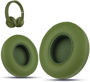 Earpad Replacement for Beats Solo 2 & 3 Wireless/Wired Headphone, Ear Cushion Premium Protein Leather Memory Foam with Kits, Superb Comfortable Easy to Install Hunter Green Earpad Replacement for Beats Solo 2 & 3 Wireless/Wired Headphone, Ear Cushion Premium Protein Leather Memory Foam with Kits, Superb Comfortable Easy to Install Hunter Green