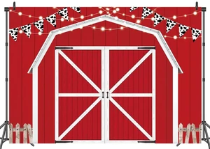 Red Barn Door Wooden Farmhouse Backdrop 8×6FT Red Barn Door Photography Backdrop Rustic Country Scene Farm Party Decoration Photo Props Red Barn Door Wooden Farmhouse Backdrop 8×6FT Red Barn Door Photography Backdrop Rustic Country Scene Farm Party Decoration Photo Props