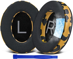 Cooling Gel Earpads Replacement for Bose QuietComfort 45 (QC45)/QuietComfort SE (QC SE)/Quiet Comfort Wireless Over-Ear Headphones, Ear Pads Cushions with Ice Silk Fabric - Tiger Stripes Cooling Gel Earpads Replacement for Bose QuietComfort 45 (QC45)/QuietComfort SE (QC SE)/Quiet Comfort Wireless Over-Ear Headphones, Ear Pads Cushions with Ice Silk Fabric - Tiger Stripes