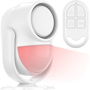 125dB Loud Motion Sensor Alarm with 328ft Remote Control (40ft PIR Detector, 3*AA Batteries), Indoor Wireless Infrared Security Motion Detector with Siren for Home/Shed, White 125dB Loud Motion Sensor Alarm with 328ft Remote Control (40ft PIR Detector, 3*AA Batteries), Indoor Wireless Infrared Security Motion Detector with Siren for Home/Shed, White