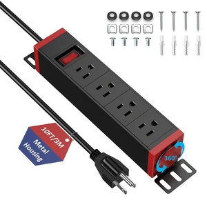 10 Inch Rack PDU Power Strip,1U RackMount Surge Protector Power Strip with15A Overload Switch, 360° Rotatable Mounting, for 10'' Mini Server Network Cabinets/Rack/Self, 10 ft Cable 10 Inch Rack PDU Power Strip,1U RackMount Surge Protector Power Strip with15A Overload Switch, 360° Rotatable Mounting, for 10'' Mini Server Network Cabinets/Rack/Self, 10 ft Cable