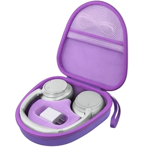 Hard Case for Sony WH-CH730N/CH720N/CH520/1000XM6/1000XM5, Purple Features a Mesh Pocket for Accessories. Hand Strap for Easy Carrying. Hard EVA Shell with Soft Velvet Lining. Case Only Hard Case for Sony WH-CH730N/CH720N/CH520/1000XM6/1000XM5, Purple Features a Mesh Pocket for Accessories. Hand Strap for Easy Carrying. Hard EVA Shell with Soft Velvet Lining. Case Only