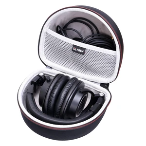 Case for Audio-Technica ATH-M50X/M40x/M30x/M50XBT2/M50xSTS Headphone Gray Hard Carrying Travel Case for Audio-Technica Headphone Case for Audio-Technica ATH-M50X/M40x/M30x/M50XBT2/M50xSTS Headphone Gray Hard Carrying Travel Case for Audio-Technica Headphone