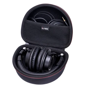 Headphone Case for Audio-Technica ATH-M30X / ATH-M50X / ATH-M40X / ATH-M50xBT2 / ATH-M50xBT2DS Headphones, Black Headphone Case for Audio-Technica ATH-M30X / ATH-M50X / ATH-M40X / ATH-M50xBT2 / ATH-M50xBT2DS Headphones, Black